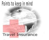 Points to keep in mind while selecting travel insurance companies